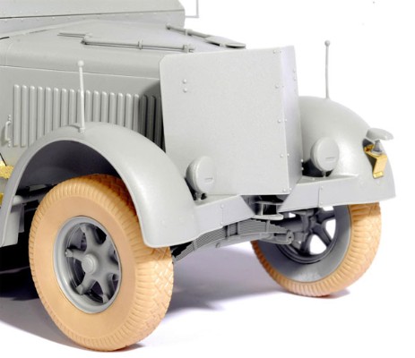 1/35 德军 Sd.Kfz.7/2 8半履带运输车 装甲包围 3.7cm Flak37搭载型 / 3.7cm Flak36搭载型 (2 in1)