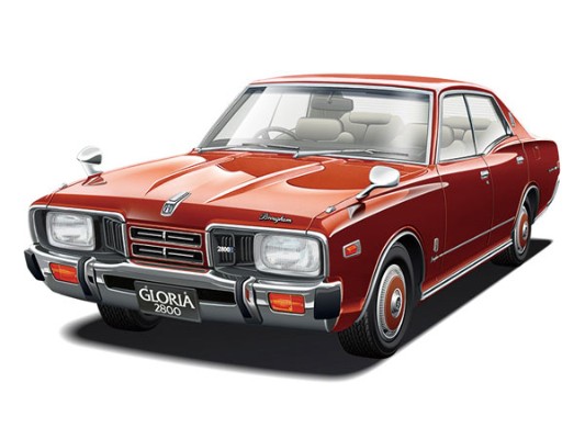 The Model Car No.53 1/24 日产 P332 CEDRIC / GLORIA 4HT280E BROUGHAM '78 