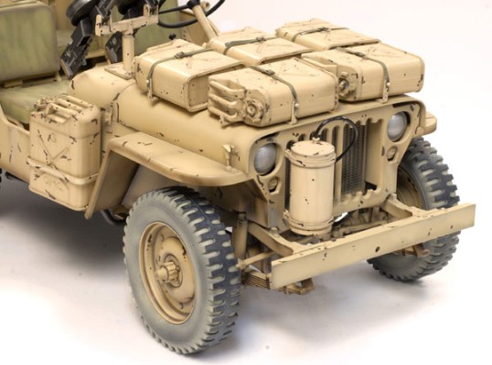1/6 WW.II 英国陆军 SAS 4x4 小型军用车 “沙漠突袭者” 