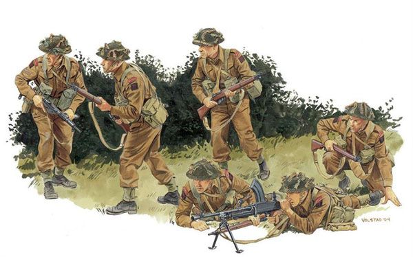 1/35 WW.II 英军 陆军步兵 诺曼底 1944