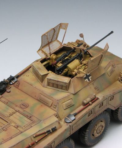 1/35 WW.II 德军 Sd.kfz.234/1 8轮重装甲侦察车 20mm炮搭载型 高级版