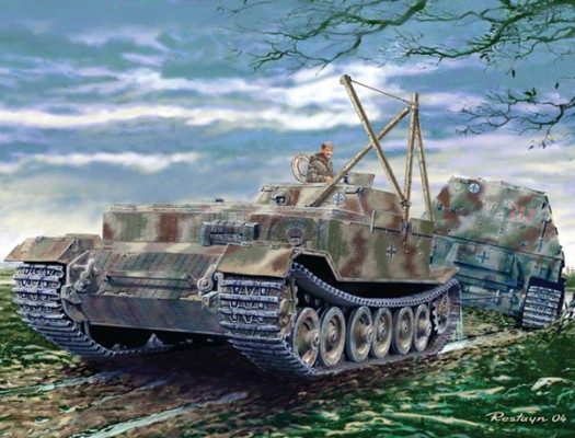 1/35 WW.II 德軍 Pz.Kpfw.VI(P) 保时捷 虎式/Bergepanther・虎式 (P) 2 in 1