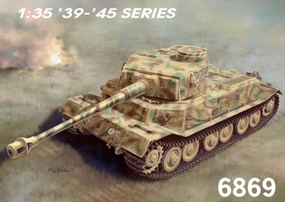 1/35 WW.II 德軍 Pz.Kpfw.VI(P) 保时捷 虎式/Bergepanther・虎式 (P) 2 in 1