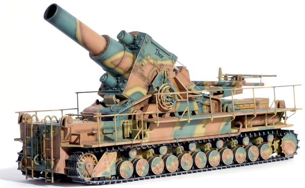 1/35 WW.II 德军 卡尔臼炮 60cm 臼炮040设备 / 54cm 臼炮041设备(4 in1)