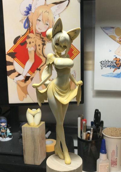 チャイナ服サーバル姉さん（一些进度.）