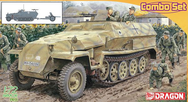 1/72 WW.II 德军 Sd.Kfz.251Ausf.C ＆ 37mm反坦克炮 PaK35/36 
