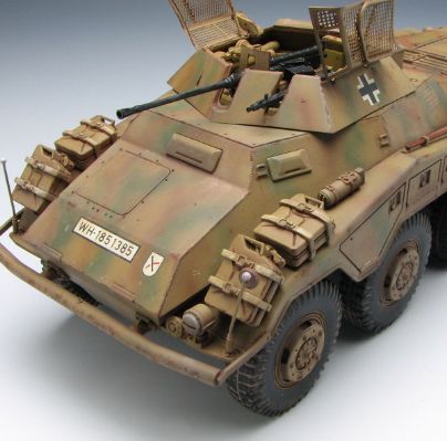 1/35 WW.II 德军 Sd.kfz.234/1 8轮重装甲侦察车 20mm炮搭载型 高级版