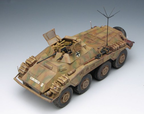 1/35 WW.II 德军 Sd.kfz.234/1 8轮重装甲侦察车 20mm炮搭载型 高级版