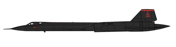 1/72飞机系列 02327 SR-71 黑鸟 (A型) 侦察机“最终任务”