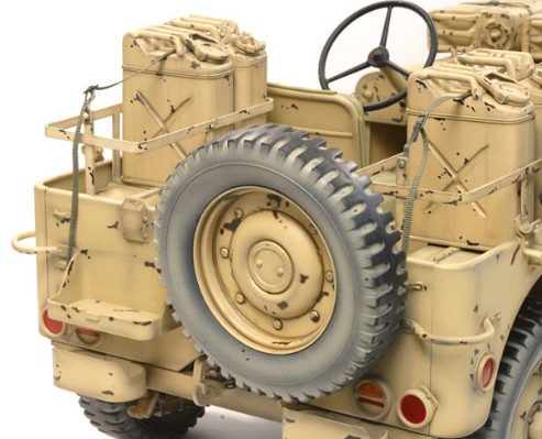 1/6 WW.II 英国陆军 SAS 4x4 小型军用车 “沙漠突袭者” 