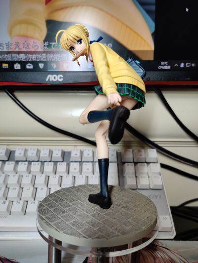Fate/Stay Night SABER High School Girl Hobby Japan Exclusive