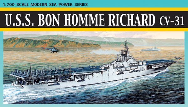 1/700 美国海军 航空母舰 U.S.S 好人理查德号 CV-31 朝鲜战争