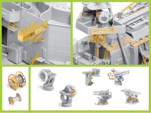 1/350 WW.II 德军 沙恩霍斯特 战列巡洋舰 1940 挪威公海