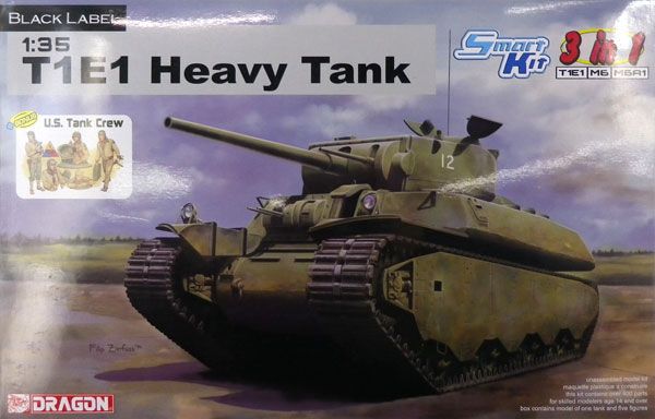 1/35 WW.II 美国陆军 实验重型坦克 T1E1 (3 in 1) 