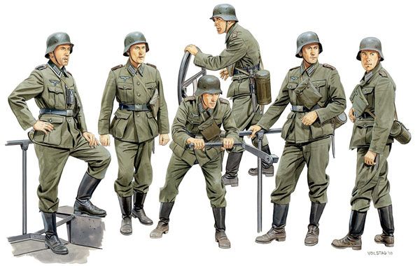 1/35 WW.II 德军 卡尔臼炮 60cm 臼炮040设备 / 54cm 臼炮041设备(4 in1)