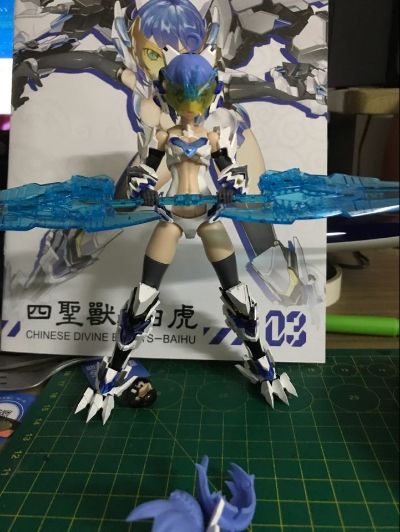 原创机娘系列 四圣兽 - 白虎机娘