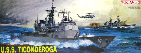 1/350 美国海军 提康德罗加级导弹巡洋舰 U.S.S. 提康德罗加号 CG-47
