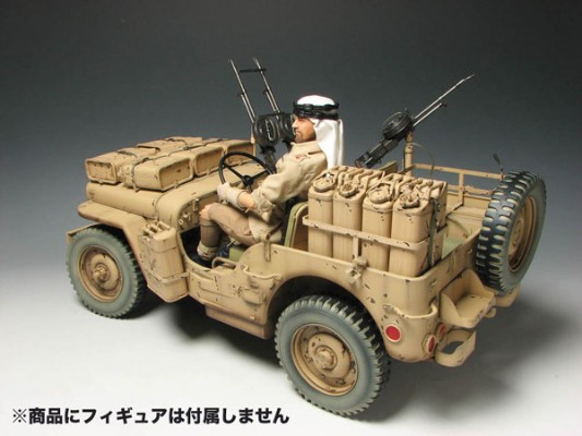 1/6 WW.II 英国陆军 SAS 4x4 小型军用车 “沙漠突袭者” 