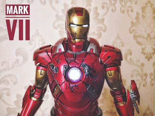 电影杰作 DIECAST 1/6 复仇者联盟 钢铁侠 Mark. 7