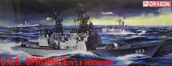 1/350 美国海军 驱逐舰 U.S.S 斯普鲁恩斯 DD-963