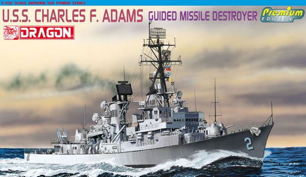1/700 美国海军 导弹驱逐舰 U.S.S. 查尔斯・F・亚当斯号 DDG-2