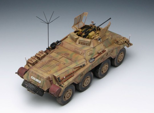 1/35 WW.II 德军 Sd.kfz.234/1 8轮重装甲侦察车 20mm炮搭载型 高级版