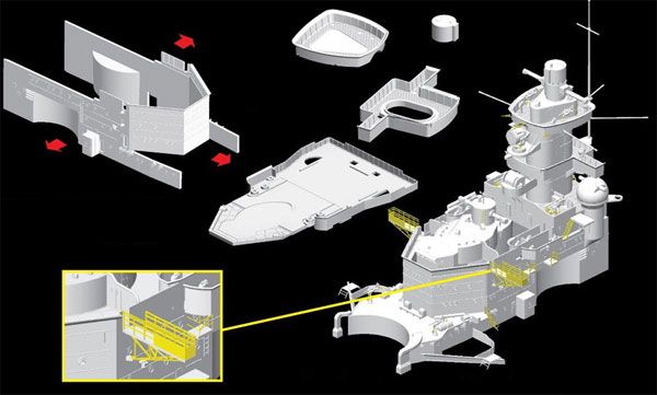 1/350 WW.II 德军 沙恩霍斯特 战列巡洋舰 1940 挪威公海