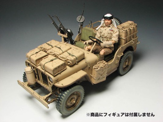 1/6 WW.II 英国陆军 SAS 4x4 小型军用车 “沙漠突袭者” 