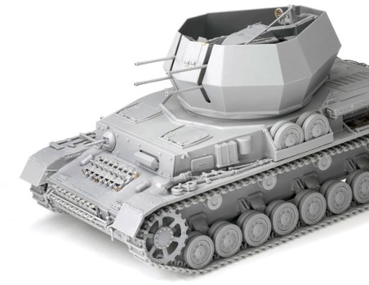 1/35 WW.II 德军 IV号 旋风 20毫米 Flakpanzer 自行高炮 初期生产型 (2 in1) 