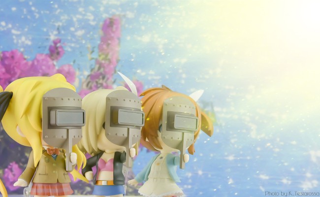 粘土人 #254 魔法少女奈叶 电影2 A的艺术 & 菲特·泰斯塔罗沙 私立圣祥大付属小学校制服