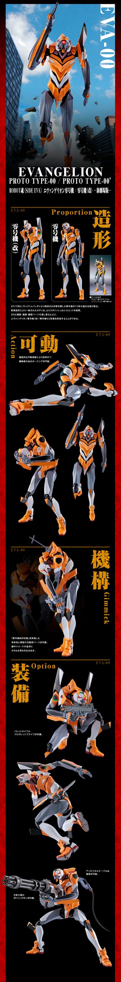 ROBOT魂 ＜SIDE EVA＞ 新世纪福音战士新剧场版：破 EVA零号机/零号机(改)-新剧场版-