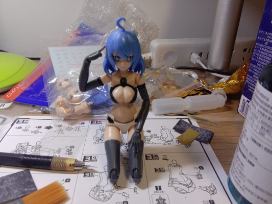 原创机娘系列 四圣兽 - 白虎机娘