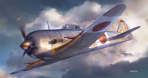 1/72 中岛 キ44 二式单座战斗机 钟馗 II型 乙 40mm炮装备机 