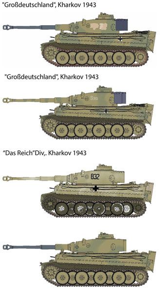 1/35 WW.II 德军 虎式I 初期生产型 哈尔科夫