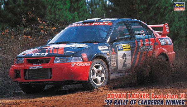 1/24 Advan Lancer Evolution VI“99年堪培拉冠军拉力赛” 