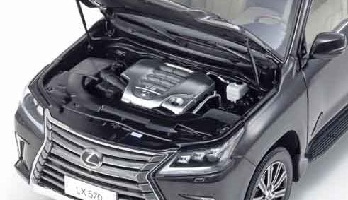京商原创 1/18 雷克萨斯 LX570 (左侧方向盘式样) Starlight Black Glass Flake