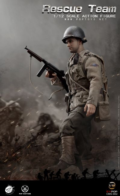  1/12经典电影系列 CMS002 二战美军营救队 上尉