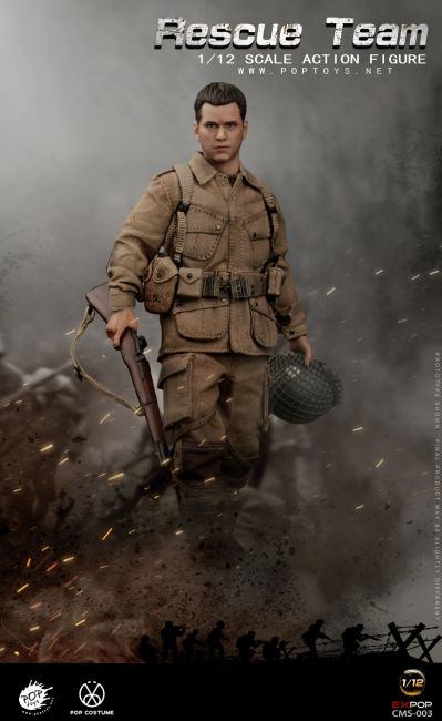 1/12经典电影系列 CMS003二战美军营救队 伞兵