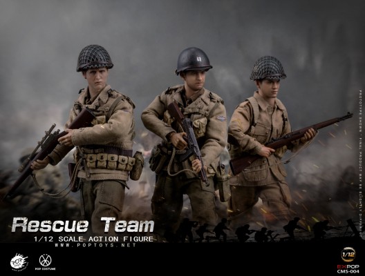  1/12经典电影系列 CMS002 二战美军营救队 上尉