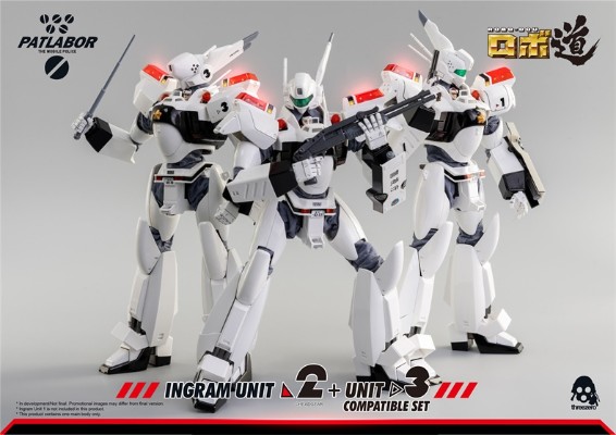 3Z0107 ROBO道 机动警察 英格拉姆 2号机3号机兼容套装