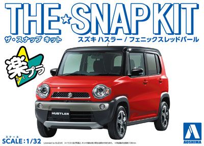 卡扣组合型套件 No.01A 铃木 Hustler (凤凰珍珠红)