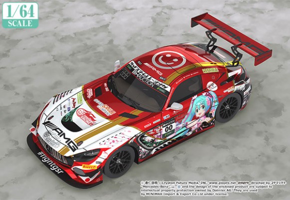 1/64 初音未来 GT企划 Mercedes-AMG Team GOOD SMILE 2019 铃鹿 10小时耐久赛 ver.