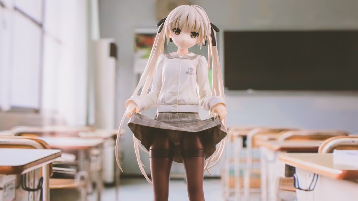 缘之空 春日野穹 黑色旗袍