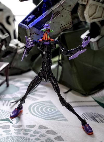 [EVA初號機DX帶運輸台套裝]初步開箱+說明書