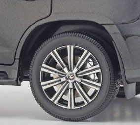 京商原创 1/18 雷克萨斯 LX570 (左侧方向盘式样) Starlight Black Glass Flake