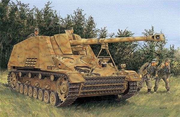 1/72 WW.II 德军 Sd.Kfz.164 犀牛坦克歼击车 附赠轨迹