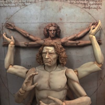 figma#SP-075 桌上美术馆 维特鲁威人体图