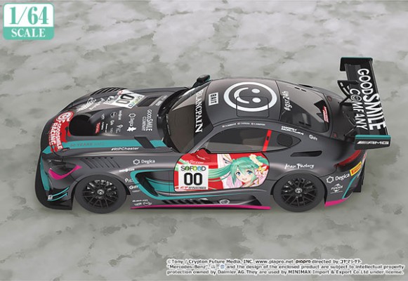 1/64 初音未来 GT企划 Good Smile 初音未来 AMG 2017 SPA24H 决胜 ver.