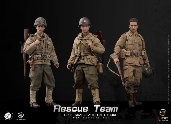  1/12经典电影系列 CMS002 二战美军营救队 上尉