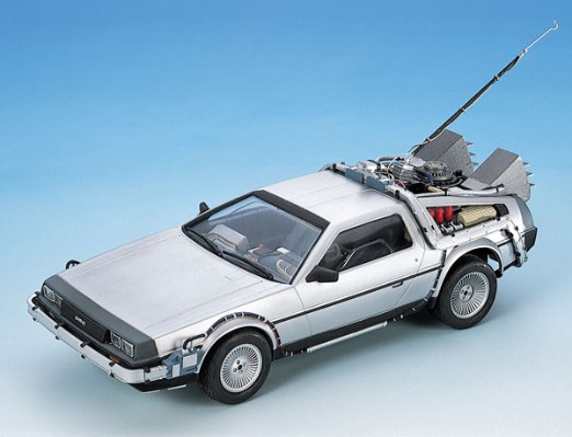 Movie Car No.BT-01 1/24 回到未来 迪罗伦时光机 Part1